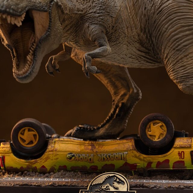 Jurassic Park Icons Statue T-Rex Attack 15cm