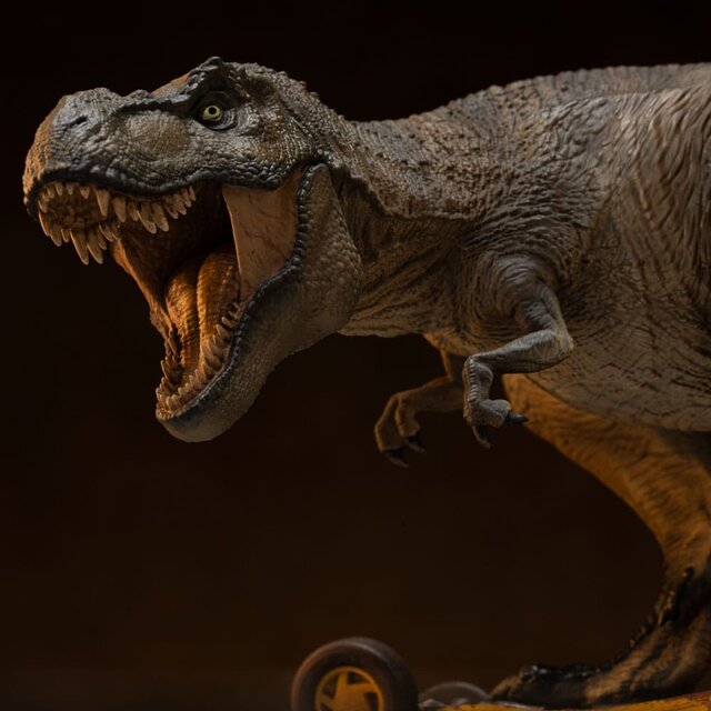 Jurassic Park Icons Statue T-Rex Attack 15cm