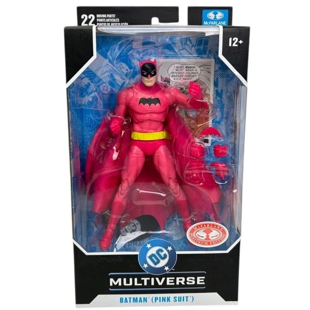 DC Multiverse Batman Pink Suit (Red Platinum) Action Figure 18cm