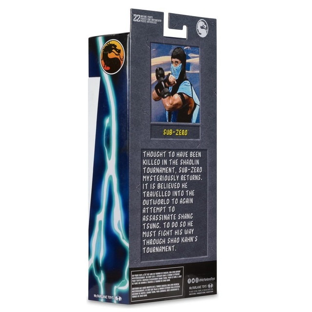 Mortal Kombat Klassic Sub-Zero (Ice Clone) Action Figure 18cm