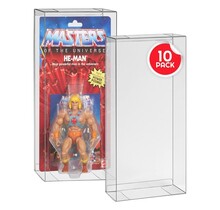 10-Pack PET Protectors for Masters of the Universe Origins Power Posing (Carded) Box Figures