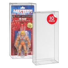 10-Pack PET Protectors for Masters of the Universe Origins Power Posing (Carded) Box Figures