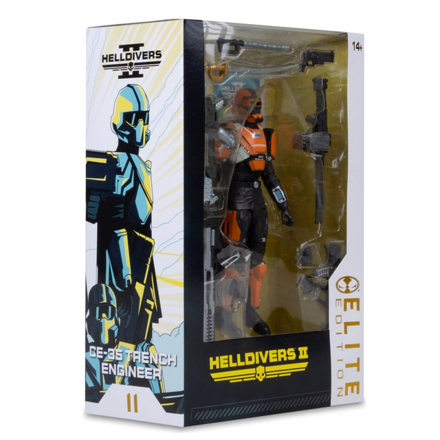 Elite Edition #11 Helldivers II CE-35 Trench Engineer (Deluxe) Action Figure 18cm