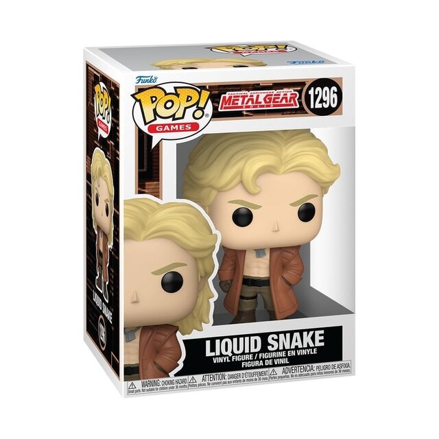 POP! Metal Gear Solid Liquid Snake #1296 Vinyl Figure 10cm