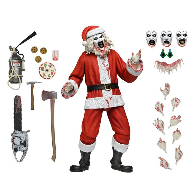 Terrifier 3 Ultimate Art the Clown Bloody Santa Suit Action Figure 18cm
