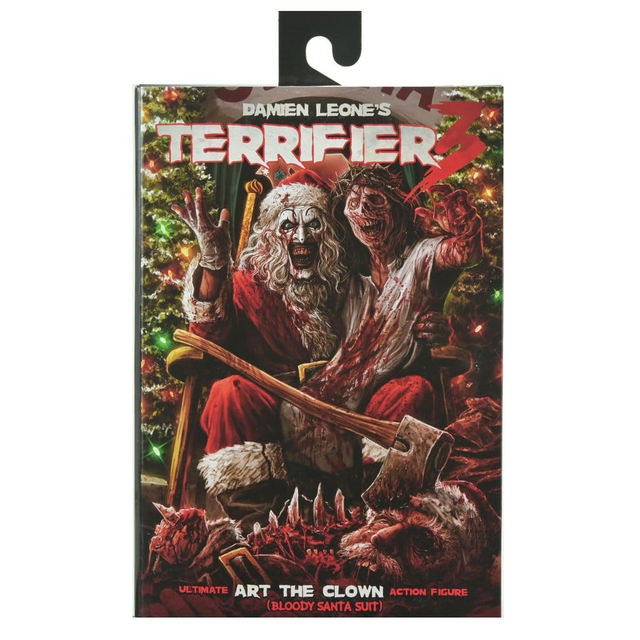 Terrifier 3 Ultimate Art the Clown Bloody Santa Suit Action Figure 18cm
