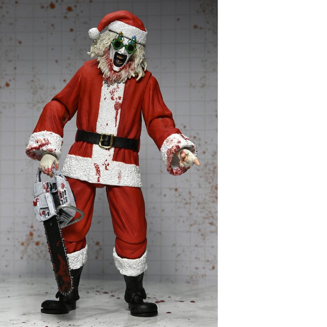 Terrifier 3 Ultimate Art the Clown Bloody Santa Suit Action Figure 18cm