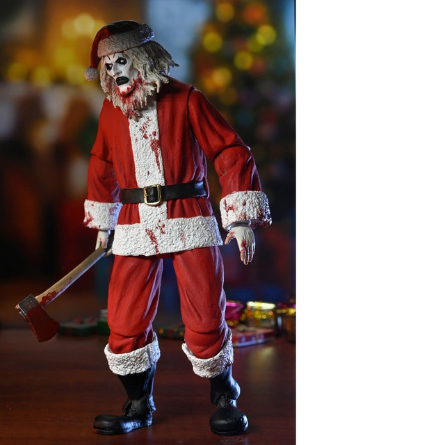 Terrifier 3 Ultimate Art the Clown Bloody Santa Suit Action Figure 18cm