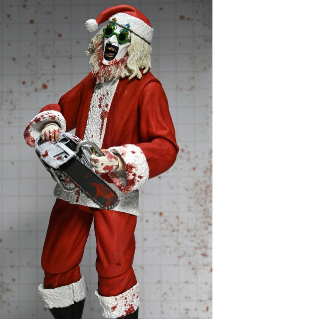 Terrifier 3 Ultimate Art the Clown Bloody Santa Suit Action Figure 18cm