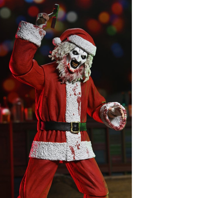 Terrifier 3 Ultimate Art the Clown Bloody Santa Suit Action Figure 18cm