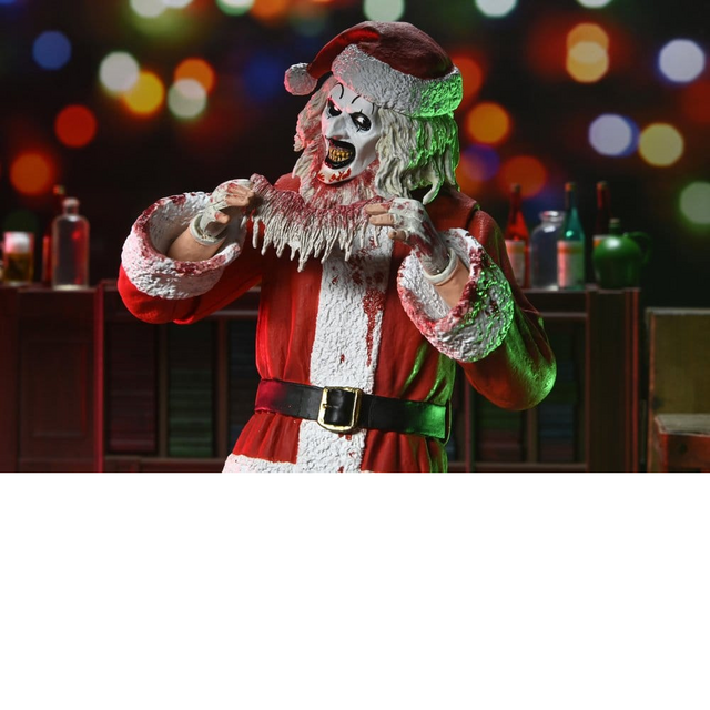 Terrifier 3 Ultimate Art the Clown Bloody Santa Suit Action Figure 18cm