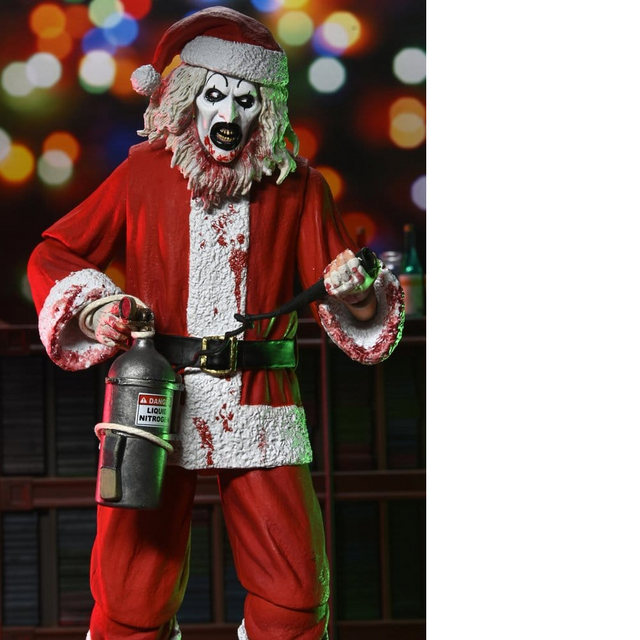 Terrifier 3 Ultimate Art the Clown Bloody Santa Suit Action Figure 18cm