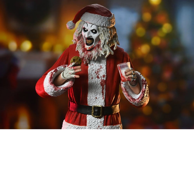 Terrifier 3 Ultimate Art the Clown Bloody Santa Suit Action Figure 18cm