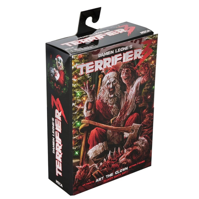 Terrifier 3 Ultimate Art the Clown Bloody Santa Suit Action Figure 18cm