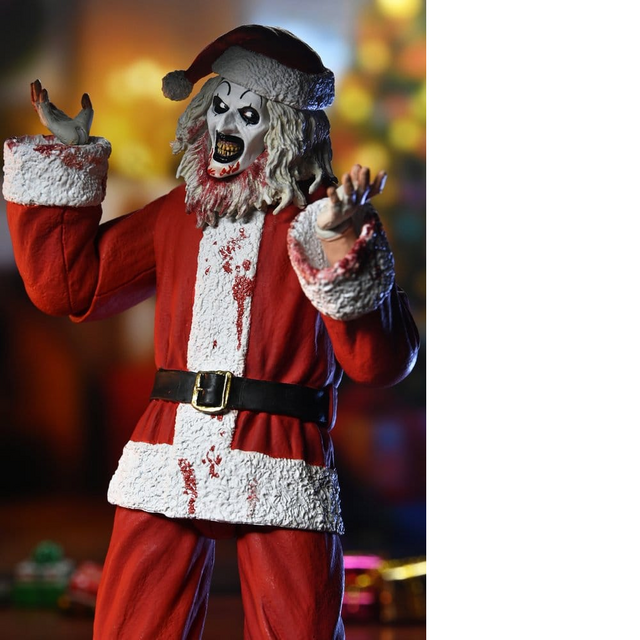 Terrifier 3 Ultimate Art the Clown Bloody Santa Suit Action Figure 18cm