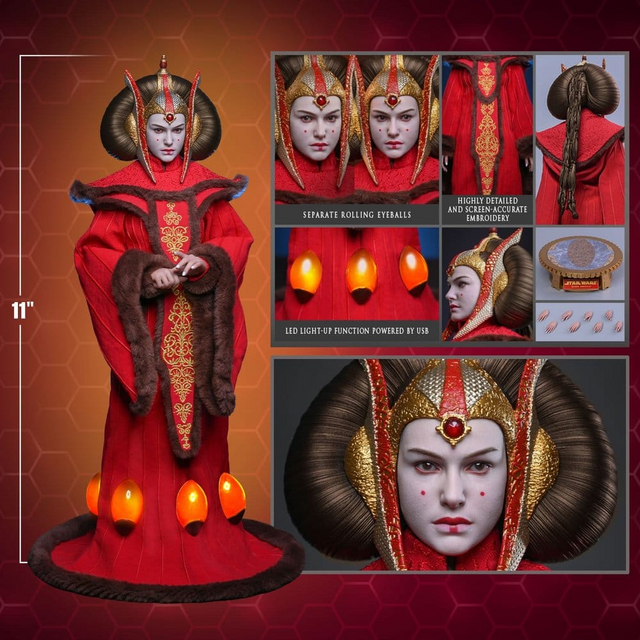 Star Wars Movie Masterpiece Queen Amidala Action Figure 28cm
