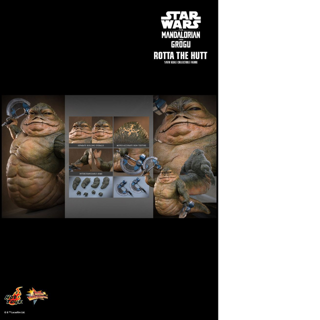 Star Wars the Mandalorian & Grogu Movie Masterpiece Rotta The Hutt 32cm