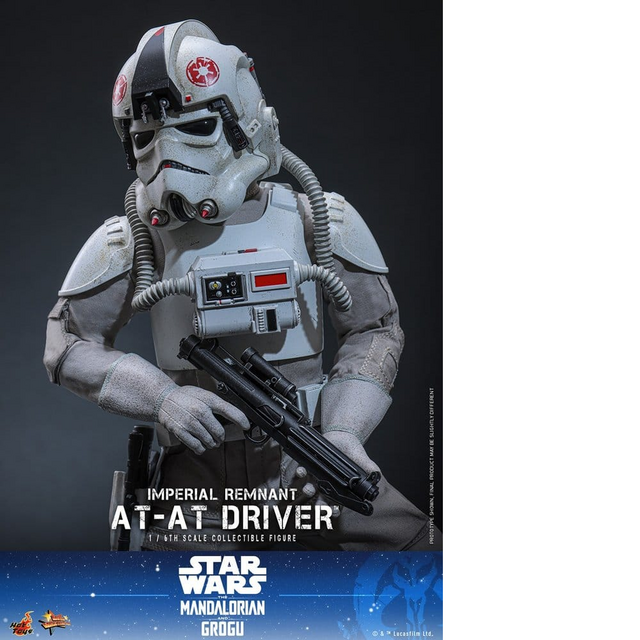 Star Wars: the Mandalorian & Grogu Movie Masterpiece Action Figure 1/6 Imperial Remnant AT-AT Driver 30cm