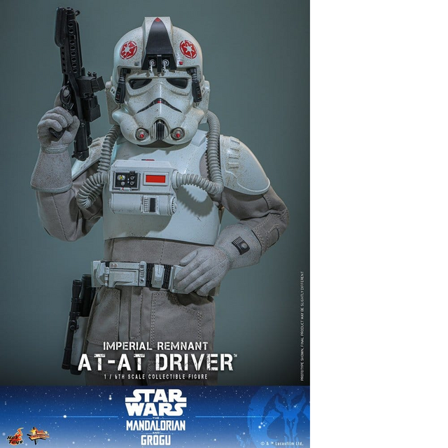 Star Wars: the Mandalorian & Grogu Movie Masterpiece Action Figure 1/6 Imperial Remnant AT-AT Driver 30cm