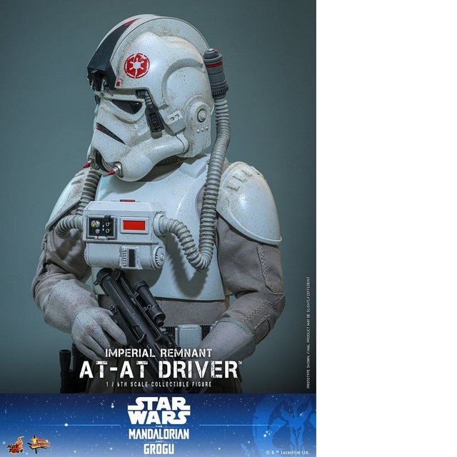Star Wars: the Mandalorian & Grogu Movie Masterpiece Action Figure 1/6 Imperial Remnant AT-AT Driver 30cm
