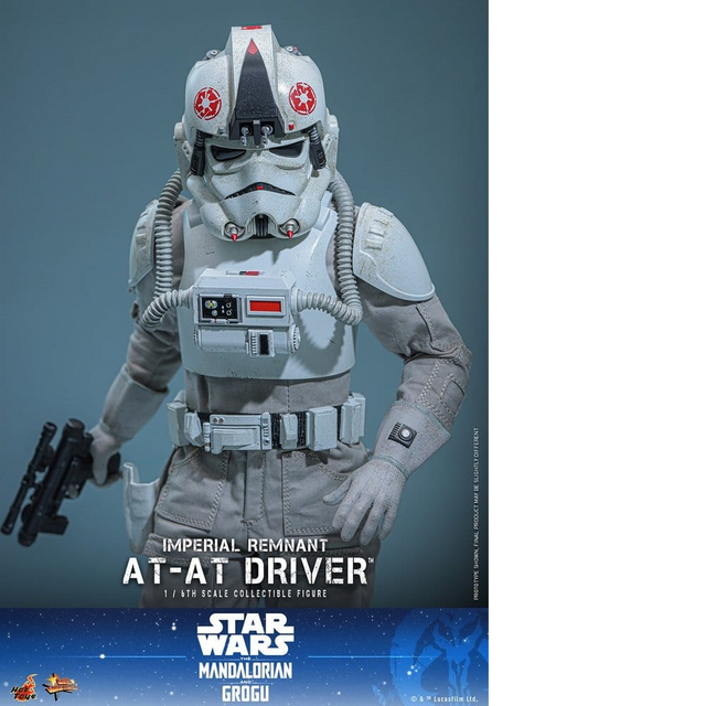 Star Wars: the Mandalorian & Grogu Movie Masterpiece Action Figure 1/6 Imperial Remnant AT-AT Driver 30cm