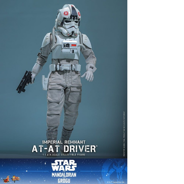 Star Wars: the Mandalorian & Grogu Movie Masterpiece Action Figure 1/6 Imperial Remnant AT-AT Driver 30cm