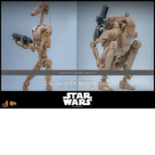 Star Wars: The Phantom Menace Movie Masterpiece Action Figure Set 1/6 Battle Droid & STAP 42cm