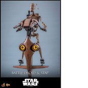 Star Wars: The Phantom Menace Movie Masterpiece Action Figure Set 1/6 Battle Droid & STAP 42cm