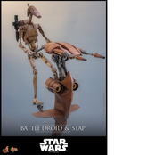 Star Wars: The Phantom Menace Movie Masterpiece Action Figure Set 1/6 Battle Droid & STAP 42cm