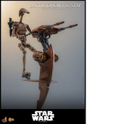 Star Wars: The Phantom Menace Movie Masterpiece Action Figure Set 1/6 Battle Droid & STAP 42cm