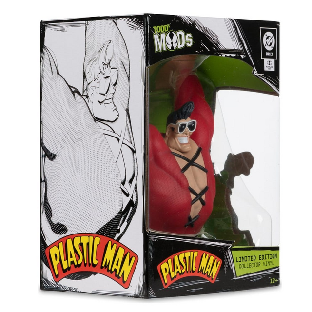 DC Direct Todd's Mods Plastic Man (Limited Edition) Collector Vinyl Statue 10cm