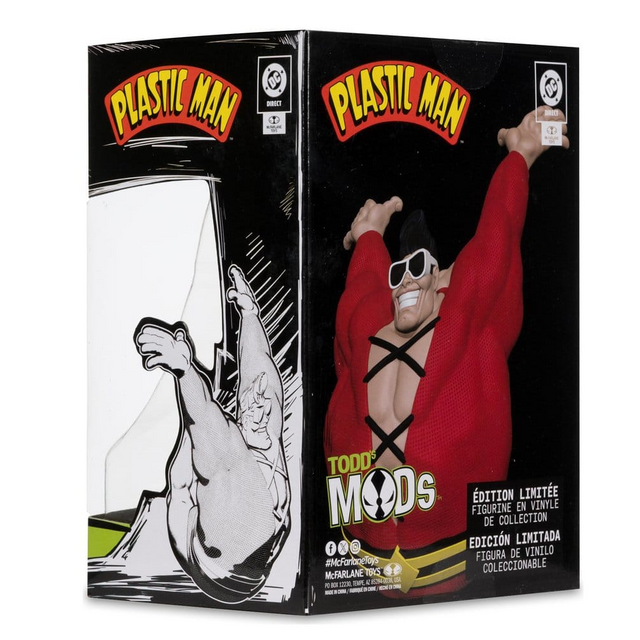 DC Direct Todd's Mods Plastic Man (Limited Edition) Collector Vinyl Statue 10cm