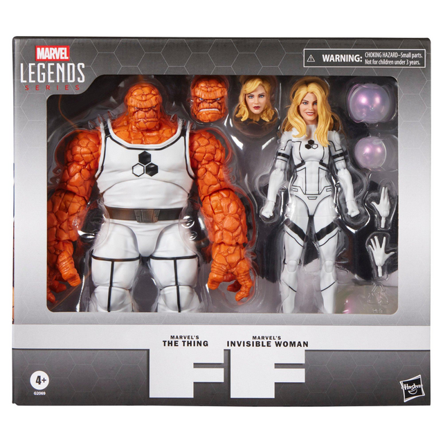 Marvel Legends Series Future Foundation The Thing & Invisible Woman Action Figures 15cm
