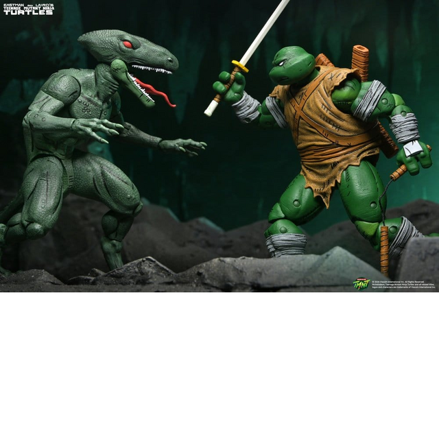 Teenage Mutant Ninja Turtles (Mirage Comics) 2-Pack Daimyo Orkai & Raptor 18cm