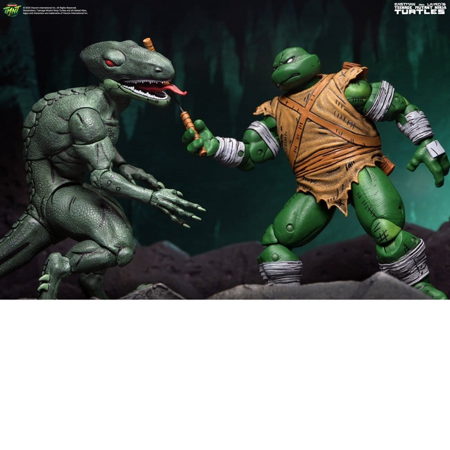 Teenage Mutant Ninja Turtles (Mirage Comics) 2-Pack Daimyo Orkai & Raptor 18cm