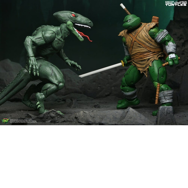 Teenage Mutant Ninja Turtles (Mirage Comics) 2-Pack Daimyo Orkai & Raptor 18cm
