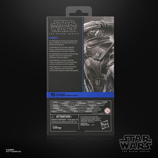Star Wars: The Mandalorian & Grogu Black Series Embo Action Figure 15cm