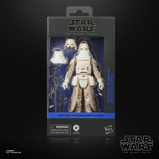 Star Wars: The Mandalorian & Grogu Black Series Imperial Remnant Snowtrooper Action Figure 15cm