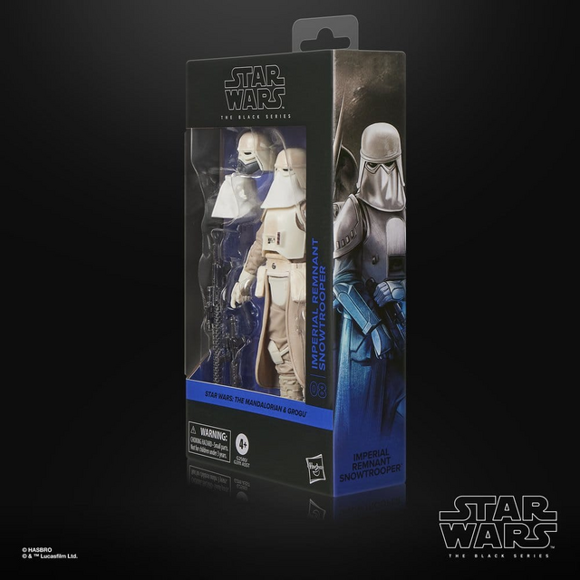 Star Wars: The Mandalorian & Grogu Black Series Imperial Remnant Snowtrooper Action Figure 15cm
