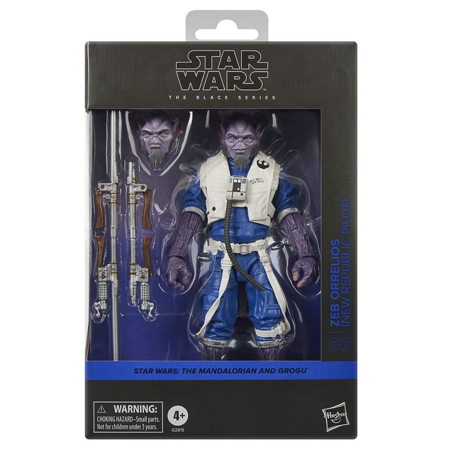 Star Wars: The Mandalorian & Grogu Black Series Zeb Orrelios (New Republic Pilot) Action Figure 15cm