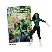 DC Direct Page Punchers Green Lantern Jessica Cruz (Green Lanterns #48) (Red Platinum) Action Figure 18cm