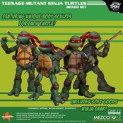 Teenage Mutant Ninja Turtles One:12 Collective Boxed Set 1/12 Action Figures 17cm
