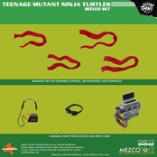 Teenage Mutant Ninja Turtles One:12 Collective Boxed Set 1/12 Action Figures 17cm
