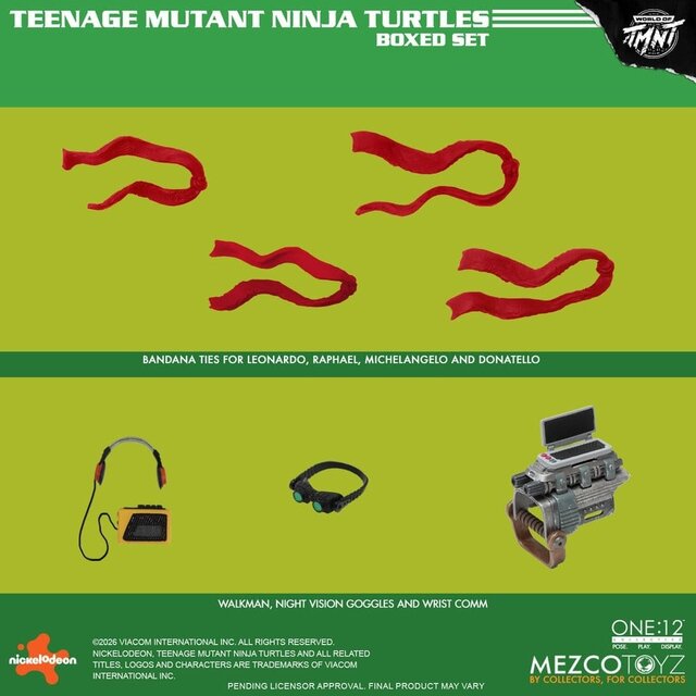 Teenage Mutant Ninja Turtles One:12 Collective Boxed Set 1/12 Action Figures 17cm