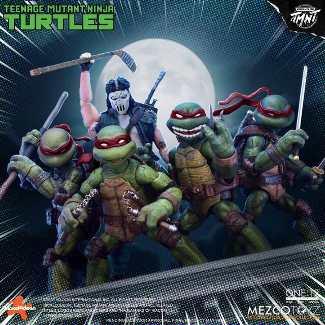 Teenage Mutant Ninja Turtles One:12 Collective Boxed Set 1/12 Action Figures 17cm