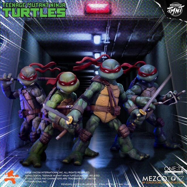 Teenage Mutant Ninja Turtles One:12 Collective Boxed Set 1/12 Action Figures 17cm