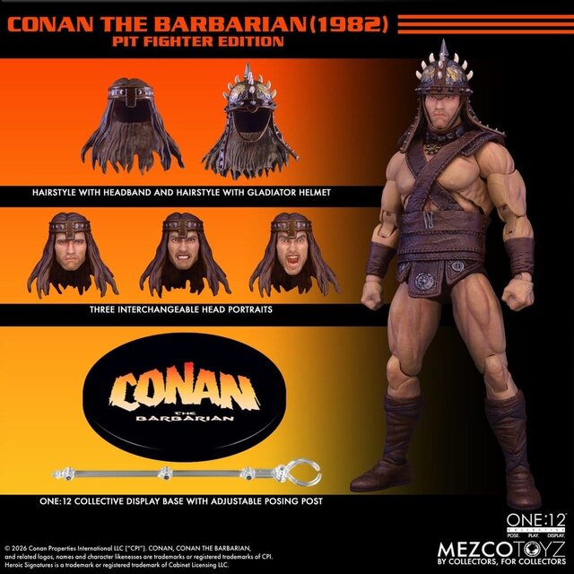 Conan the Barbarian One:12 Collective 1/12 Conan (Pit Fighter Edition) Action Figure 16cm