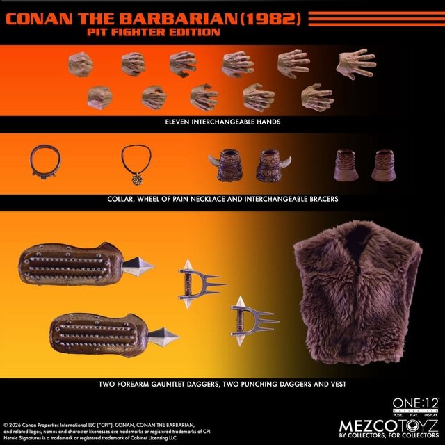 Conan the Barbarian One:12 Collective 1/12 Conan (Pit Fighter Edition) Action Figure 16cm