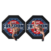 UFC Posed PVC Statue Ilia Topuria vs Justin Gaethje (Freedom 250) 18cm