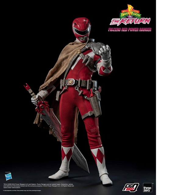 Mighty Morphin Power Rangers: The Return FigZero 1/6 Red Power Ranger 31cm